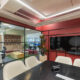 The best office interior designers in Chennai produced a sophisticated work environment. The picture shows a sleek office that is current and fashionable, with lots of natural light and colorful accents